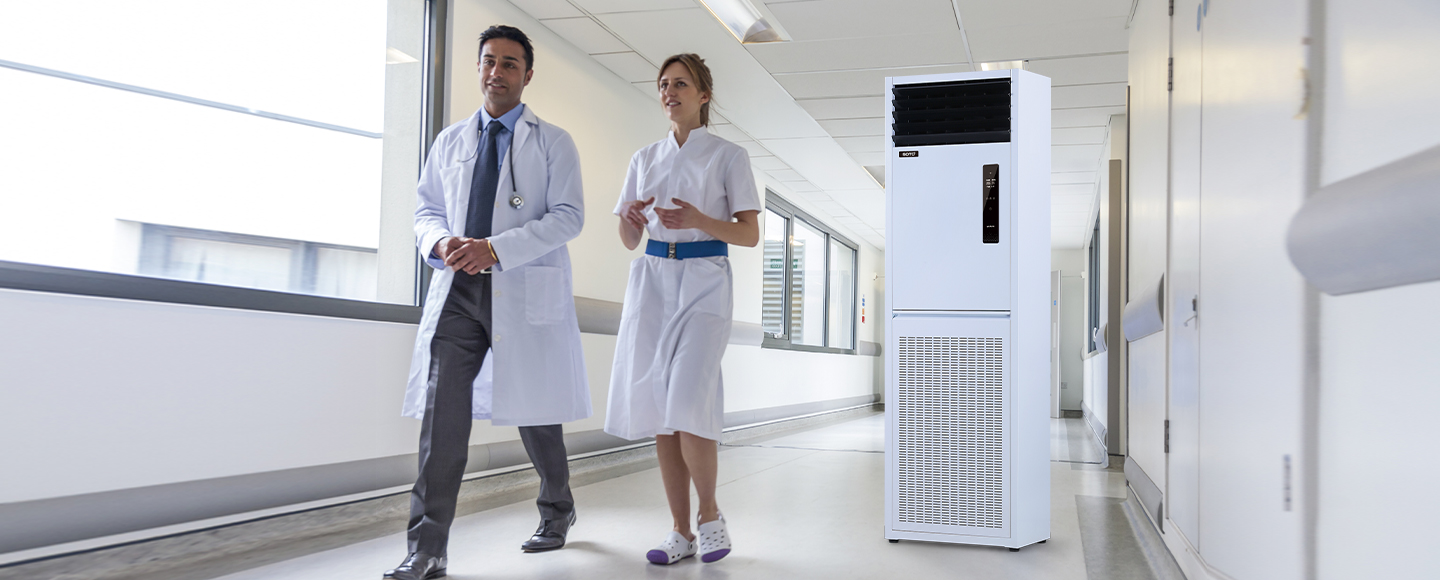 Multi-stage air purification<br/>smart control panel