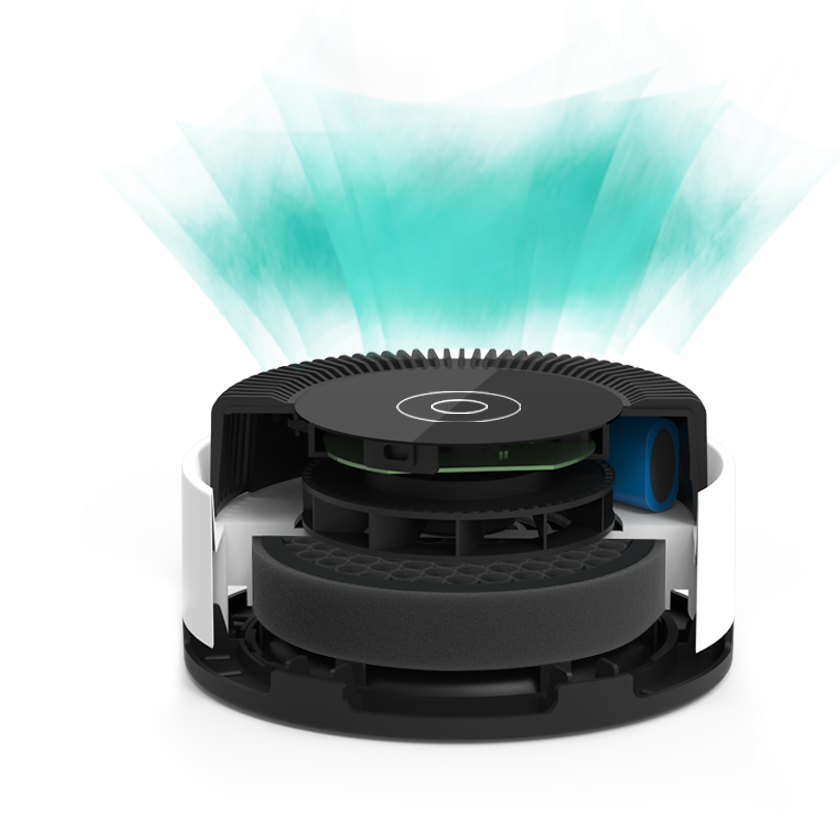 Quick air purification<br/>simple control system