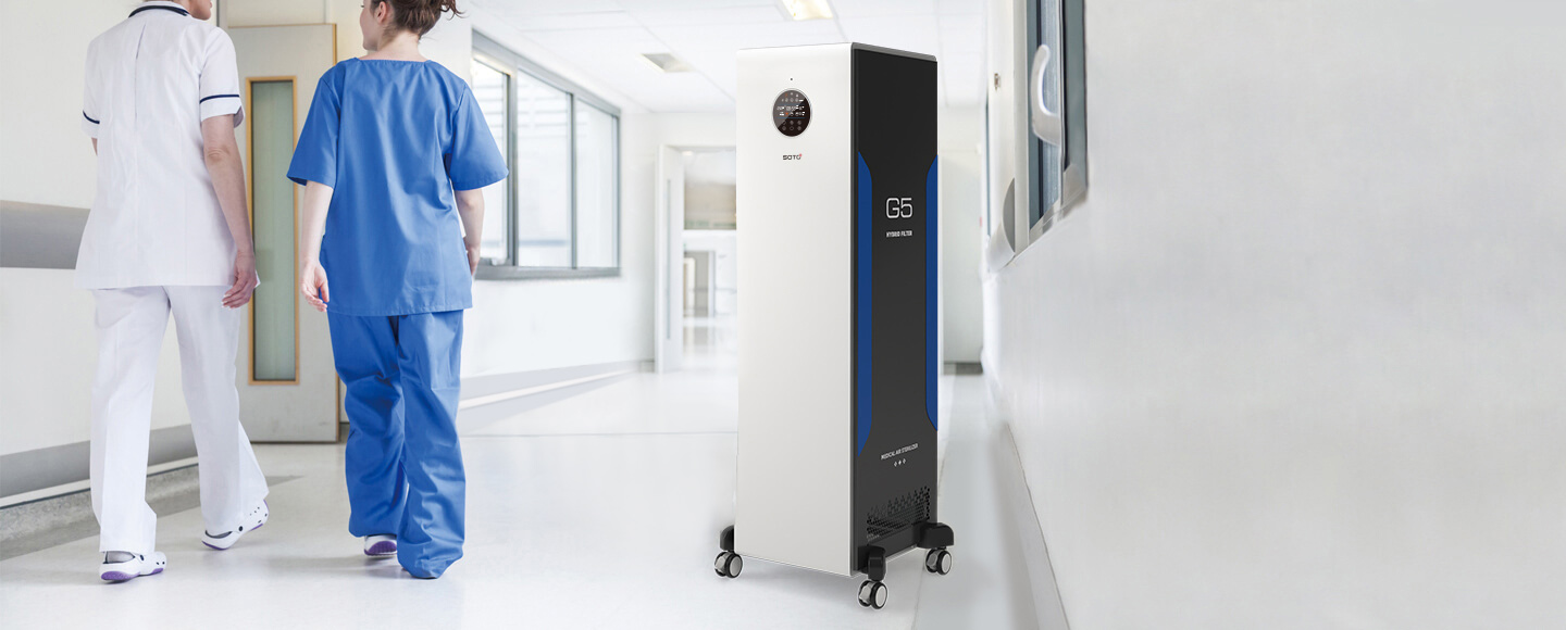 SOTO premium air purifier, ideal choice of medical professionals