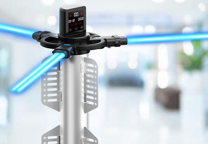 UV360 kills pathogens with complete 360-degree coverage