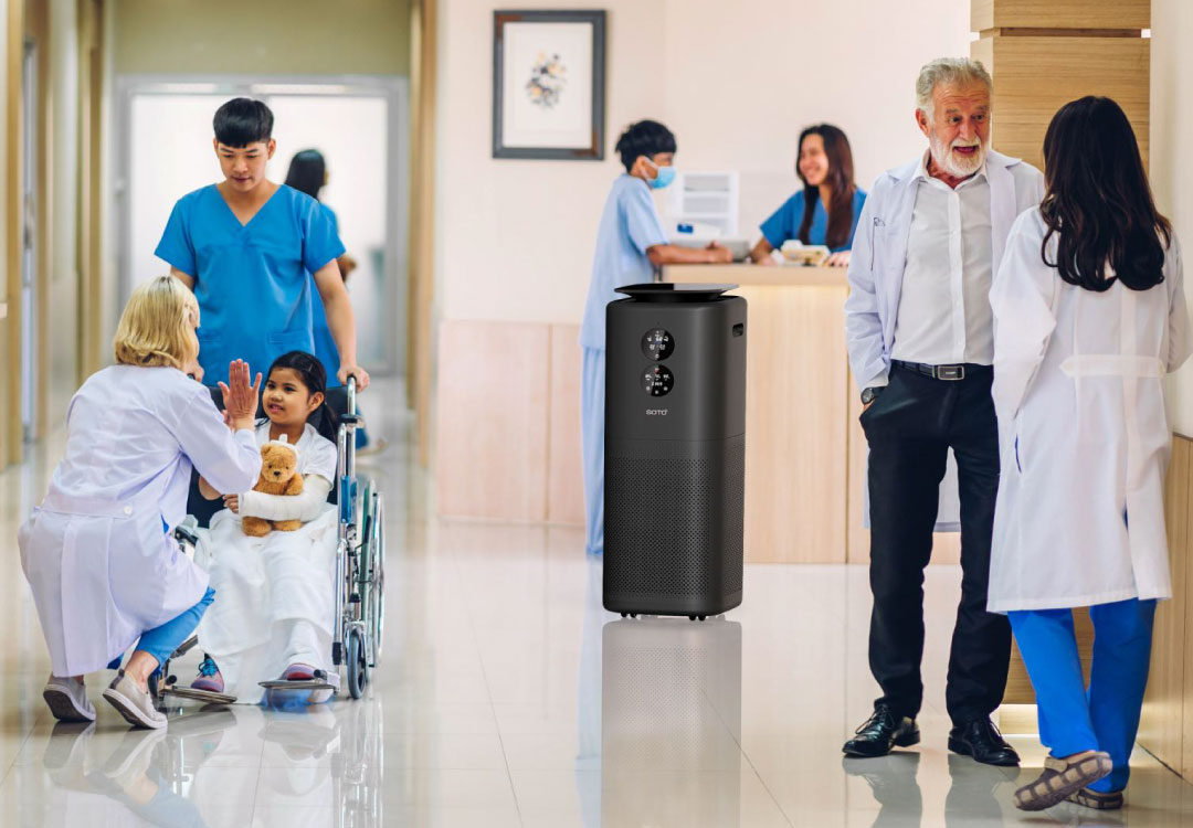 配备防尘感应面板，双屏显示操作系统