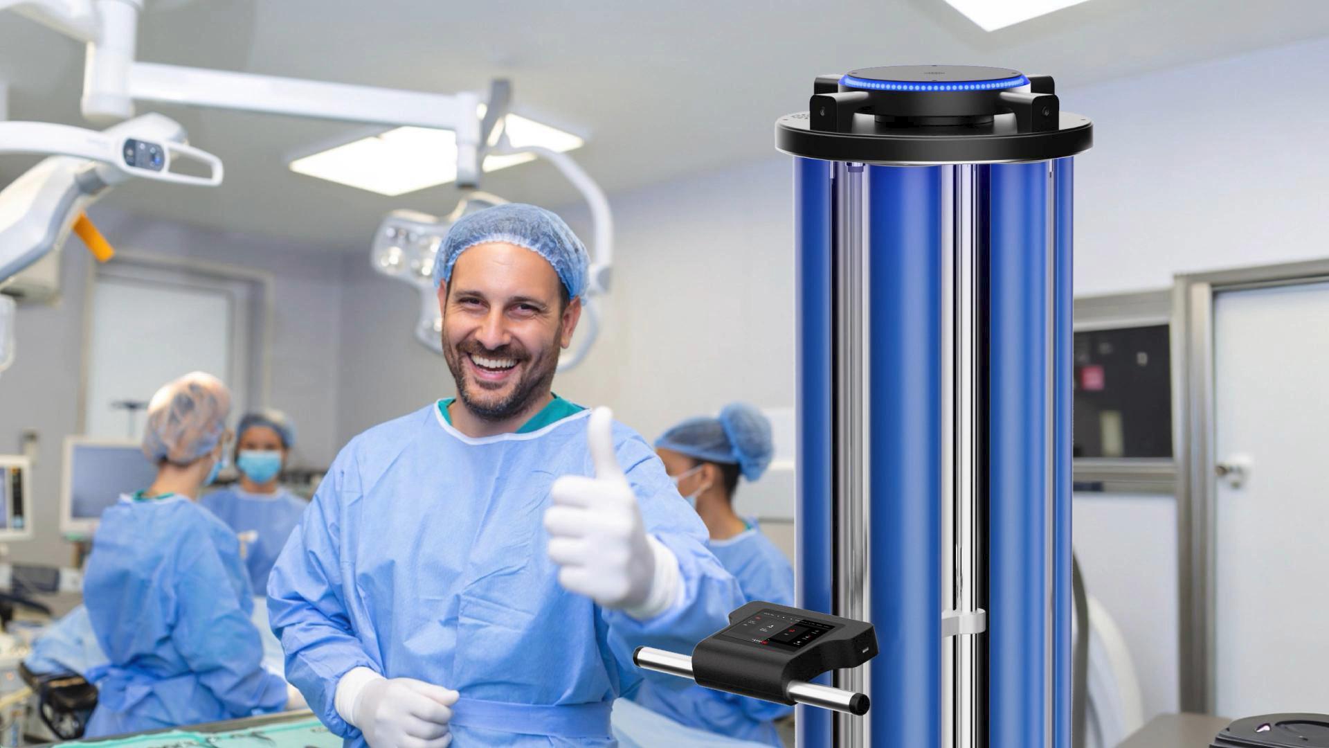 Due to its excellent performance, it is ideal for <br/>sterilization in medical environments