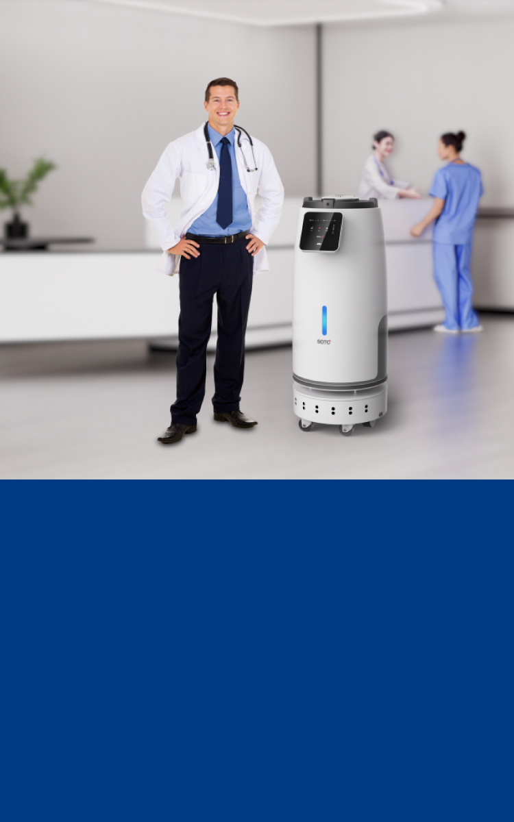 Xenon Pulsed UV Sterilizer Robot